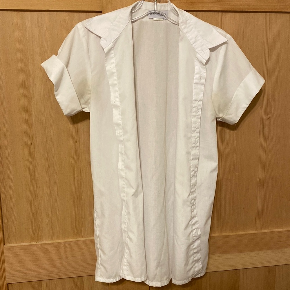 Women’s white button up blouse